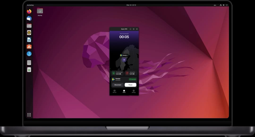 KryonVPN app